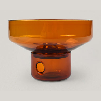 STUDIO MILLIGRAM GLASS OIL BURNER - AMBER
