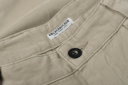 KNICKERBOCKER TWILL COLUMN PANT - KHAKI