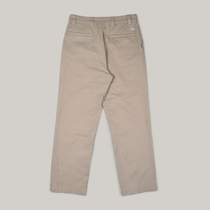 KNICKERBOCKER TWILL COLUMN PANT - KHAKI