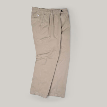 KNICKERBOCKER TWILL COLUMN PANT - KHAKI