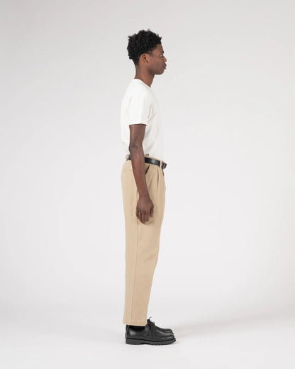 KNICKERBOCKER TWILL COLUMN PANT - KHAKI