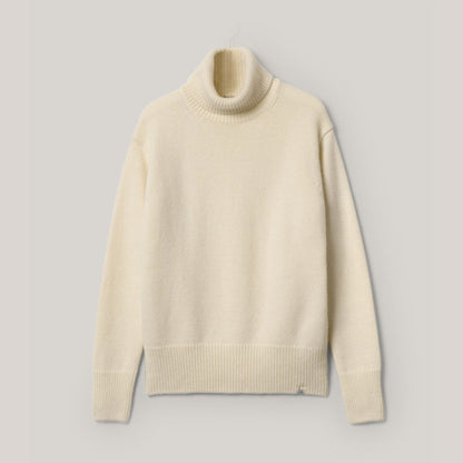 MERZ B. SCHWANEN LOCT01 TURTLENECK PULLOVER - NATURE