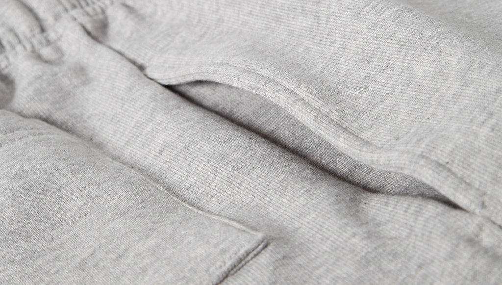 MERZ B. SCHWANEN 356 SWEAT SHORTS - GREY MELANGE