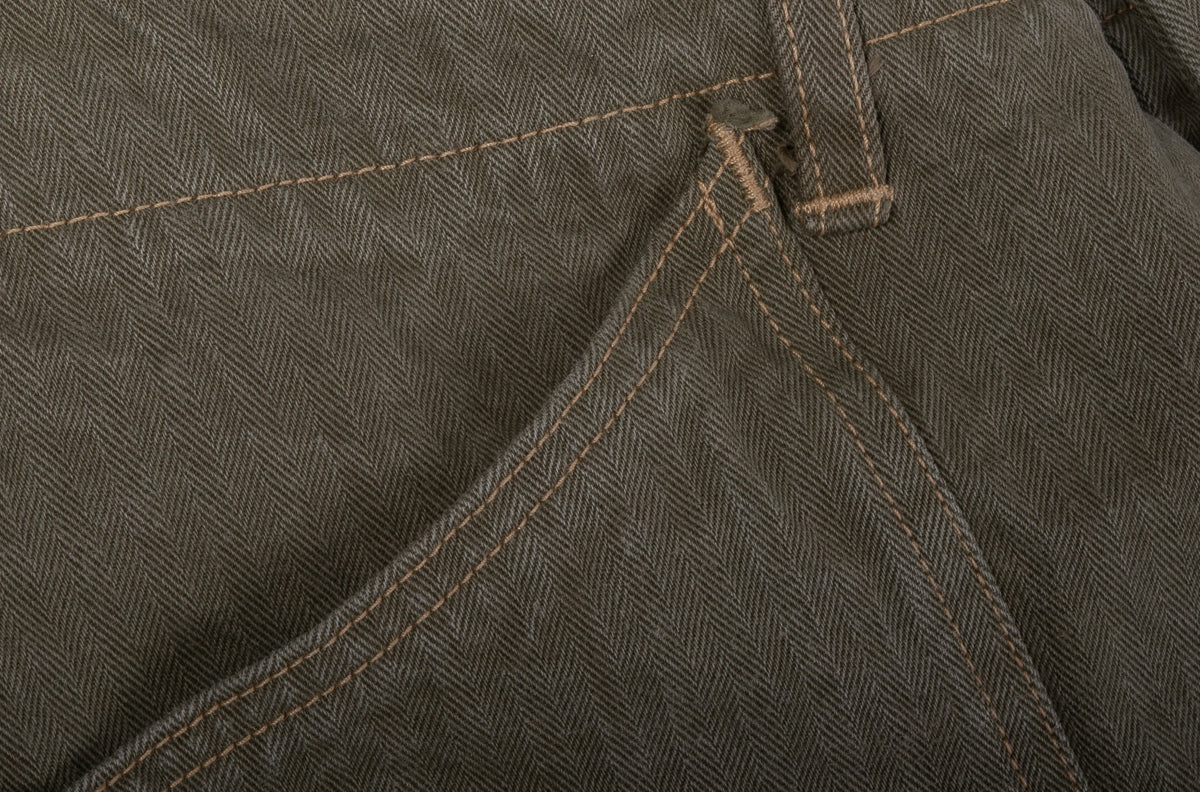 BUZZ RICKSON HBT U.S.M.C. PANT - OLIVE