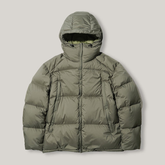 SNOW PEAK RECYCLED LIGHT DOWN JACKET - OLIVE