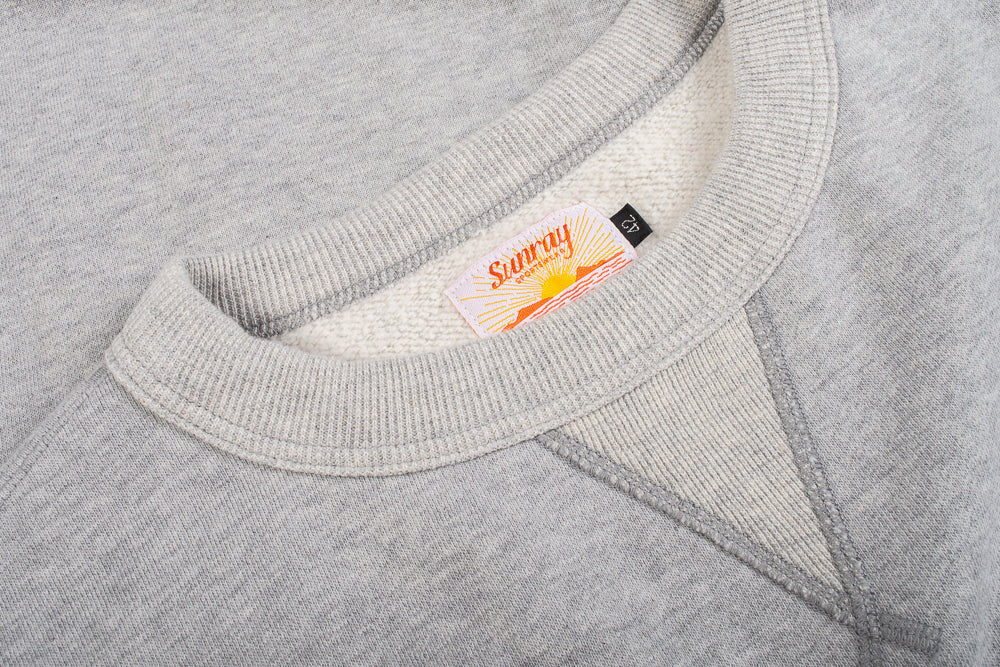 SUNRAY SPORTSWEAR LANIAKEA CREW NECK SWEAT - HAMBLEDON GREY