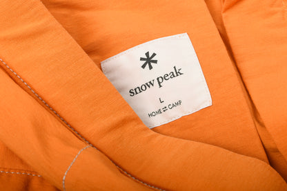 SNOW PEAK LIGHT MOUNTAIN CLOTH SHORTS - ORANGE