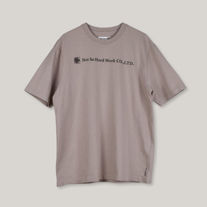TS(S) NSHW PRINT T-SHIRT - BROWN