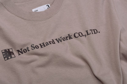 TS(S) NSHW PRINT T-SHIRT - BROWN