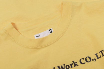 TS(S) NSHW PRINT T-SHIRT - YELLOW