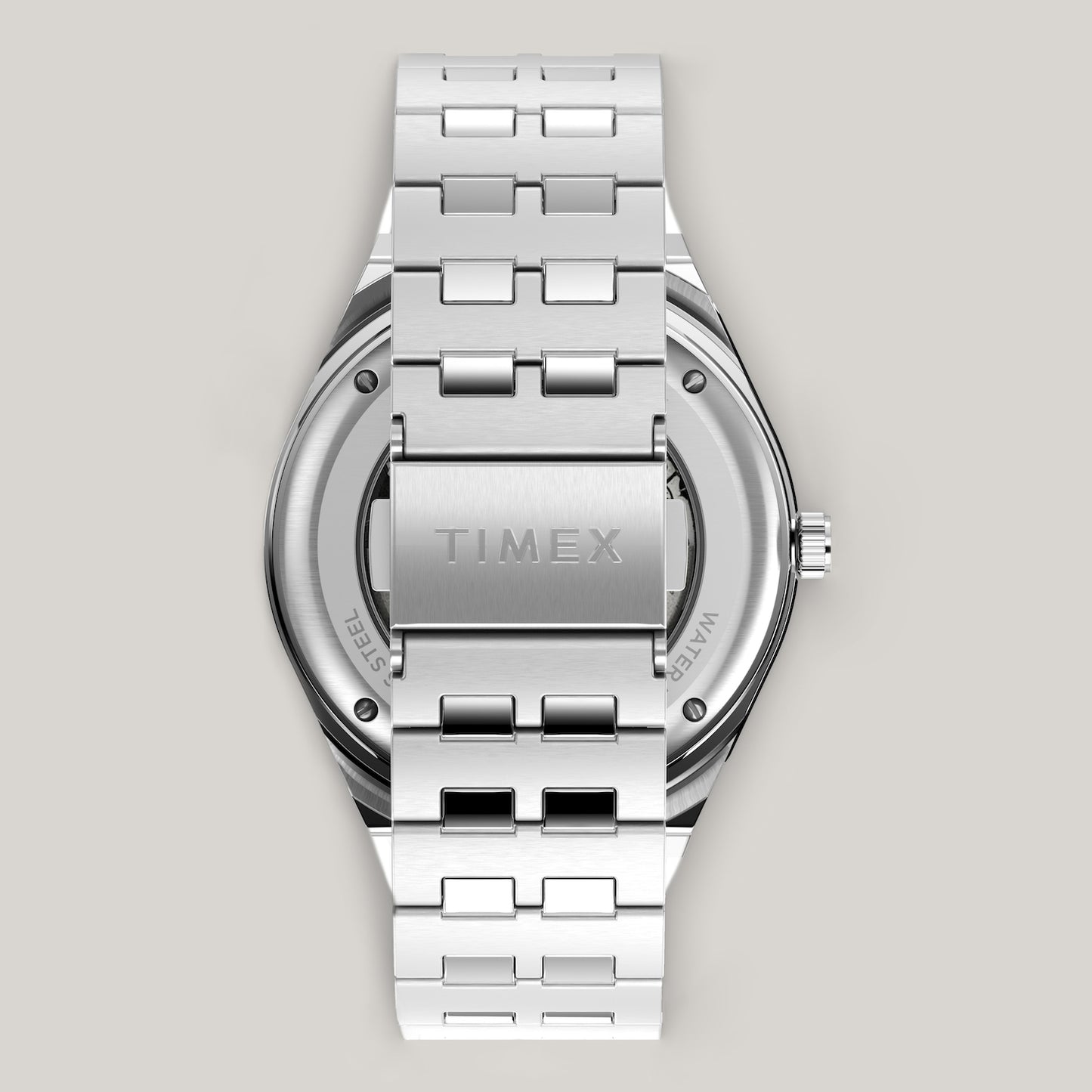 TIMEX M79 AUTOMATIC 40MM STAINLESS STEEL BRACELET WATCH  - SILVER