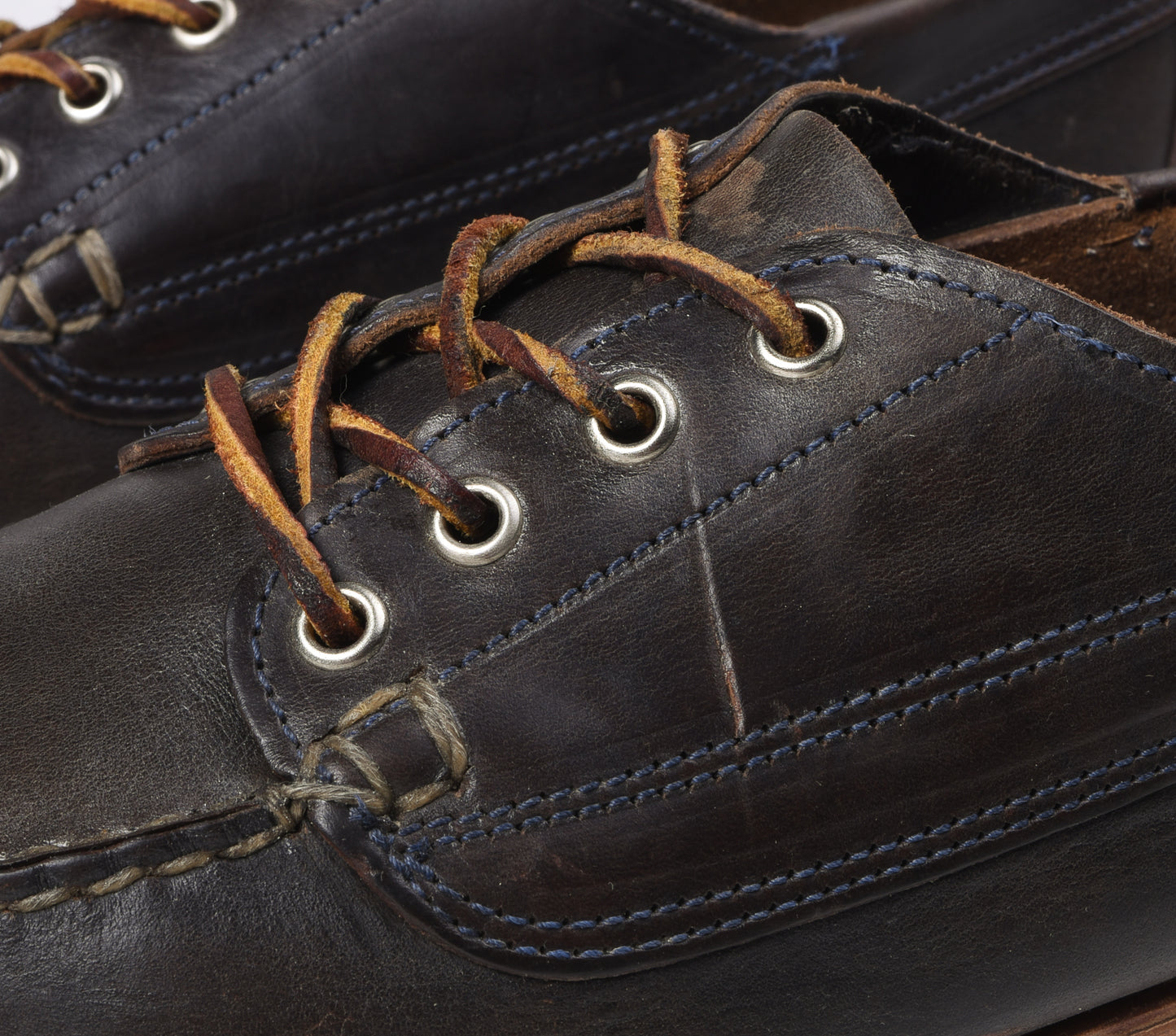 USED OAK STREET BOOTMAKERS TRAIL OXFORD  - NAVY