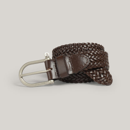 BLEU DE CHAUFFE MANILLE 2 TRESSE BELT - PALISSANDRE
