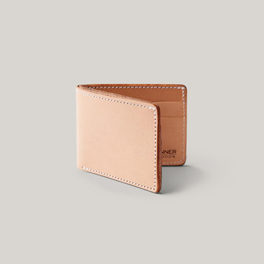 TANNER GOODS UTILITY BIFOLD WALLET - NATURAL