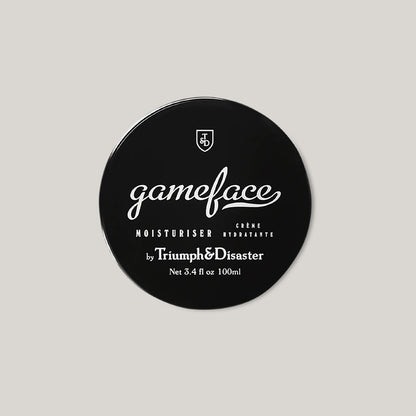 T&D GAMEFACE MOISTURISER 100ml JAR